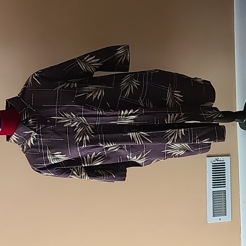 Harbor Bay Men's Button-up Short Sleeve Shirt 1x.
